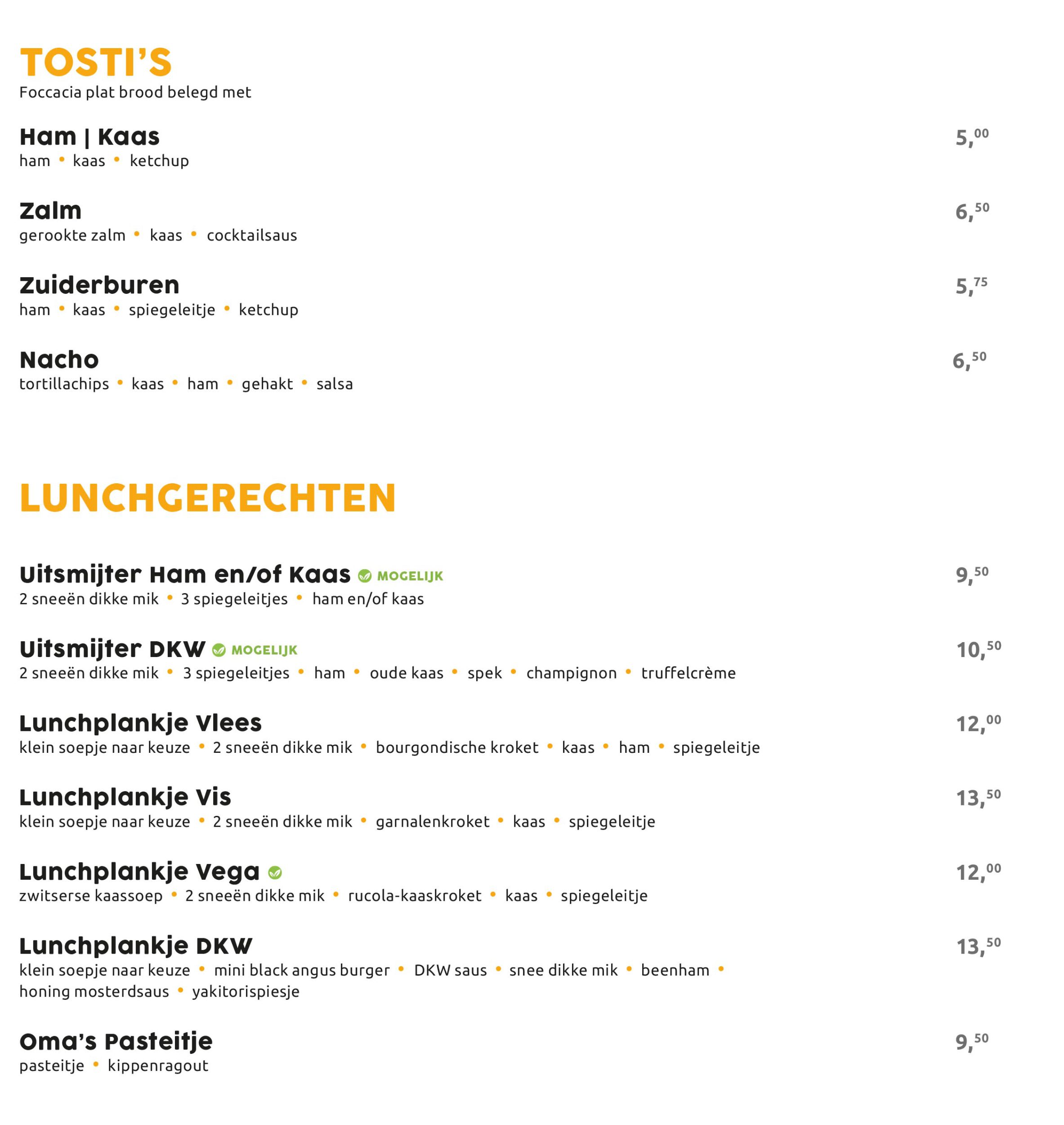 Lunchkaart